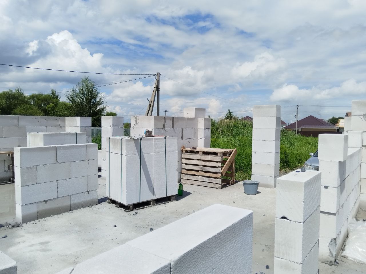 Дом из газоблока